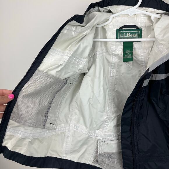 L.L. Bean Kids Trail Model Rain Jacket Black 4T - Picture 6 of 13